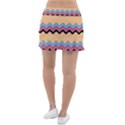 Chevrons Patterns Colorful Stripes Classic Tennis Skirt View2