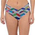 Charming Chevrons Quilt Double Strap Halter Bikini Bottoms View1