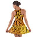 Yellow Chevron Zigzag Pattern Cotton Racerback Dress View2