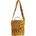 Yellow Chevron Zigzag Pattern Crossbody Day Bag View3