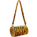 Yellow Chevron Zigzag Pattern Mini Cylinder Bag View2