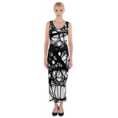 Neurons Brain Cells Brain Structure Fitted Maxi Dress by Ket1n9