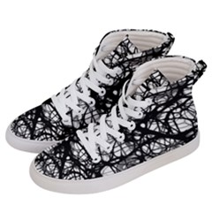 Neurons Brain Cells Brain Structure Women s Hi-top Skate Sneakers by Ket1n9