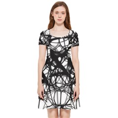 Neurons Brain Cells Brain Structure Inside Out Cap Sleeve Dress by Ket1n9