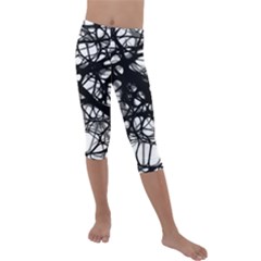 Neurons Brain Cells Brain Structure Kids  Lightweight Velour Capri Leggings  by Ket1n9