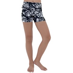 Neurons Brain Cells Brain Structure Kids  Lightweight Velour Yoga Shorts by Ket1n9