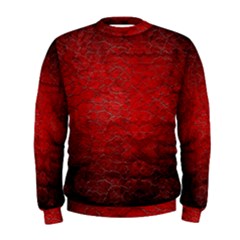 Red Grunge Texture Black Gradient Men s Sweatshirt by Ket1n9