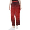 Red Grunge Texture Black Gradient Women s Pants  View1