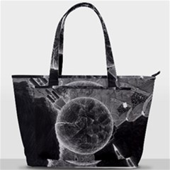 Space Universe Earth Rocket Back Pocket Shoulder Bag  by Ket1n9