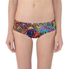 Art Color Dark Detail Monsters Psychedelic Classic Bikini Bottoms by Ket1n9