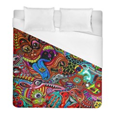 Art Color Dark Detail Monsters Psychedelic Duvet Cover (full/ Double Size) by Ket1n9