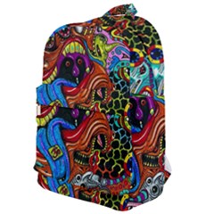 Art Color Dark Detail Monsters Psychedelic Classic Backpack