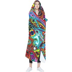 Art Color Dark Detail Monsters Psychedelic Wearable Blanket by Ket1n9