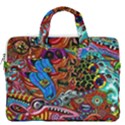 Art Color Dark Detail Monsters Psychedelic MacBook Pro 13  Double Pocket Laptop Bag View2