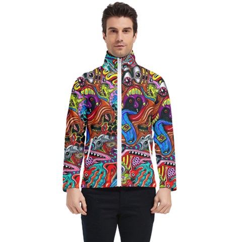 Art Color Dark Detail Monsters Psychedelic Men s Bomber Jacket by Ket1n9