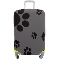 Dog Foodprint Paw Prints Seamless Background And Pattern Luggage Cover (large) by Ket1n9