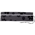 Dog Foodprint Paw Prints Seamless Background And Pattern Roll Up Canvas Pencil Holder (L) View2