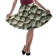 Ocean Pattern A-line Skater Skirt by Ket1n9