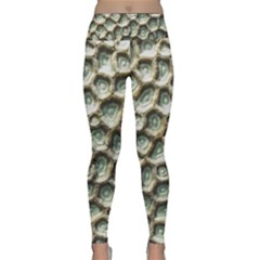 Ocean Pattern Lightweight Velour Classic Yoga Leggings by Ket1n9