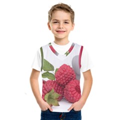 Fruit Healthy Vitamin Vegan Kids  Basketball Tank Top by Ket1n9