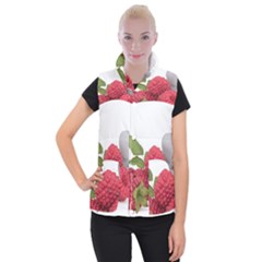 Fruit Healthy Vitamin Vegan Women s Button Up Vest by Ket1n9