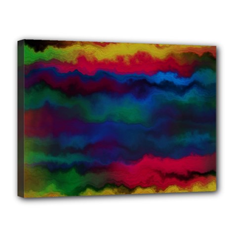 Watercolour Color Background Canvas 16  X 12  (stretched) by Ket1n9