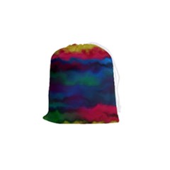 Watercolour Color Background Drawstring Pouch (small) by Ket1n9