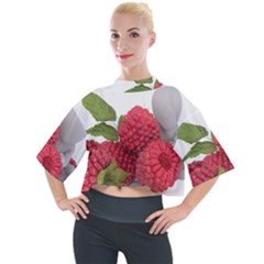 Fruit Healthy Vitamin Vegan Mock Neck T-shirt by Ket1n9