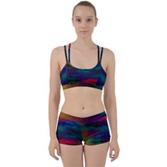 Watercolour Color Background Perfect Fit Gym Set by Ket1n9