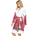 Fruit Healthy Vitamin Vegan Long Sleeve Velvet Robe View2