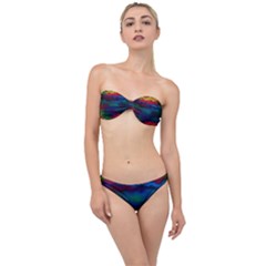 Watercolour Color Background Classic Bandeau Bikini Set by Ket1n9