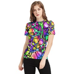 Network Nerves Nervous System Line Women s Short Sleeve Rash Guard by Ket1n9