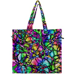 Network Nerves Nervous System Line Canvas Travel Bag by Ket1n9