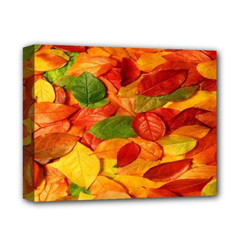 Leaves Texture Deluxe Canvas 14  X 11  (stretched) by Ket1n9