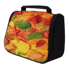 Leaves Texture Full Print Travel Pouch (small) by Ket1n9