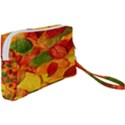 Leaves Texture Wristlet Pouch Bag (Small) View2