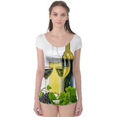 White Wine Red Wine The Bottle Boyleg Leotard  by Ket1n9