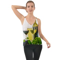 White Wine Red Wine The Bottle Chiffon Cami by Ket1n9