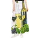 White Wine Red Wine The Bottle Maxi Chiffon Skirt View1