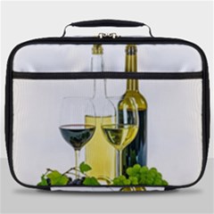 White Wine Red Wine The Bottle Full Print Lunch Bag by Ket1n9