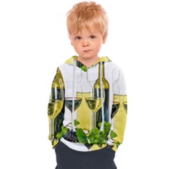 White Wine Red Wine The Bottle Kids  Overhead Hoodie by Ket1n9