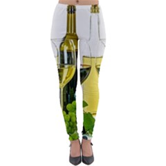 White Wine Red Wine The Bottle Lightweight Velour Leggings by Ket1n9