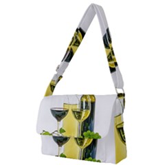 White Wine Red Wine The Bottle Full Print Messenger Bag (s) by Ket1n9