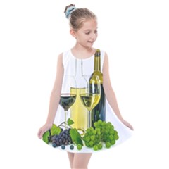 White Wine Red Wine The Bottle Kids  Summer Dress by Ket1n9