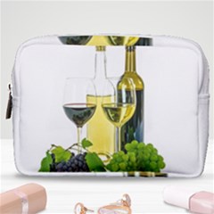 White Wine Red Wine The Bottle Make Up Pouch (medium) by Ket1n9