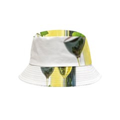 White Wine Red Wine The Bottle Inside Out Bucket Hat (kids) by Ket1n9