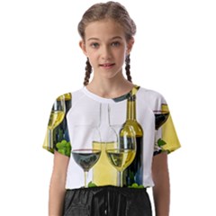 White Wine Red Wine The Bottle Kids  Basic T-shirt by Ket1n9