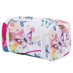 Butterfly Vector Art Toiletries Pouch by Ket1n9