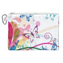 Butterfly Vector Art Canvas Cosmetic Bag (xl) by Ket1n9