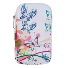 Butterfly Vector Art Waist Pouch (small) by Ket1n9